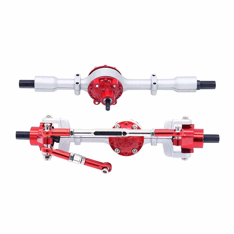 Suitable For WPL Model 1/16 C14 C24 B14 B24 B16 B36 RC Car Metal Upgrade Front And Rear Axle Assembly