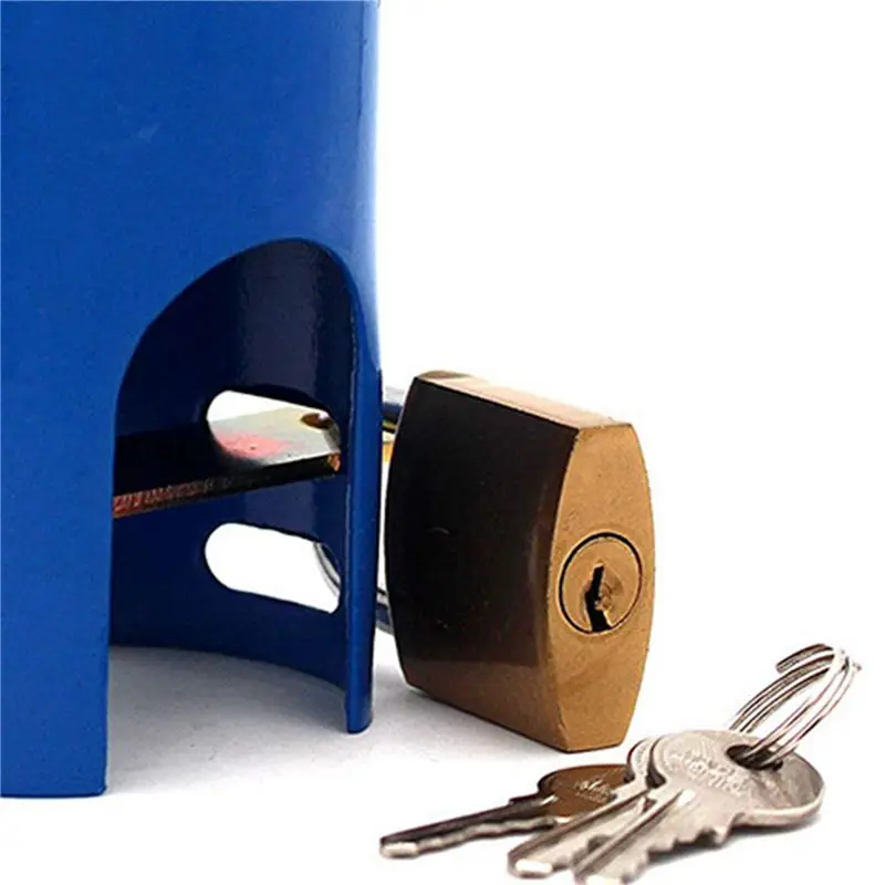 2X Water Faucet Lock Outdoor/Garden Hose Tap Faucet Lock Child-Proof Metal Faucet Protection Cover Style
