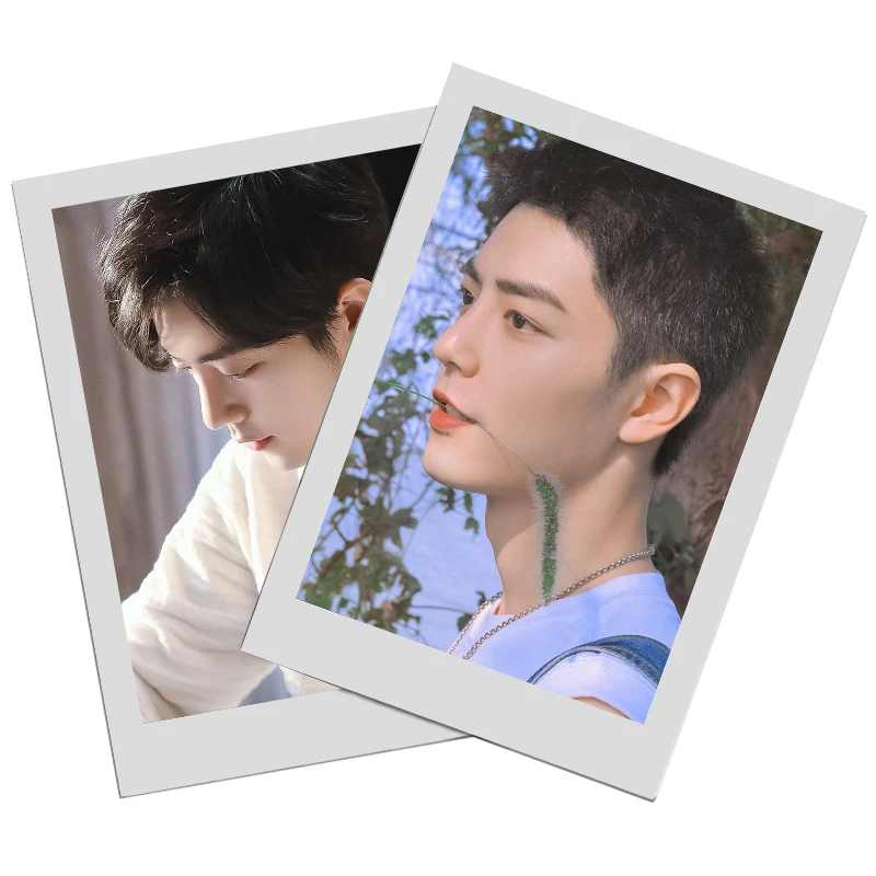 3Inch/4inch No Repeat Lomo Cards Chinese Actor Xiao Zhan Chen Qing Ling The Untamed The Series Drama Stills Bus Card Stickers