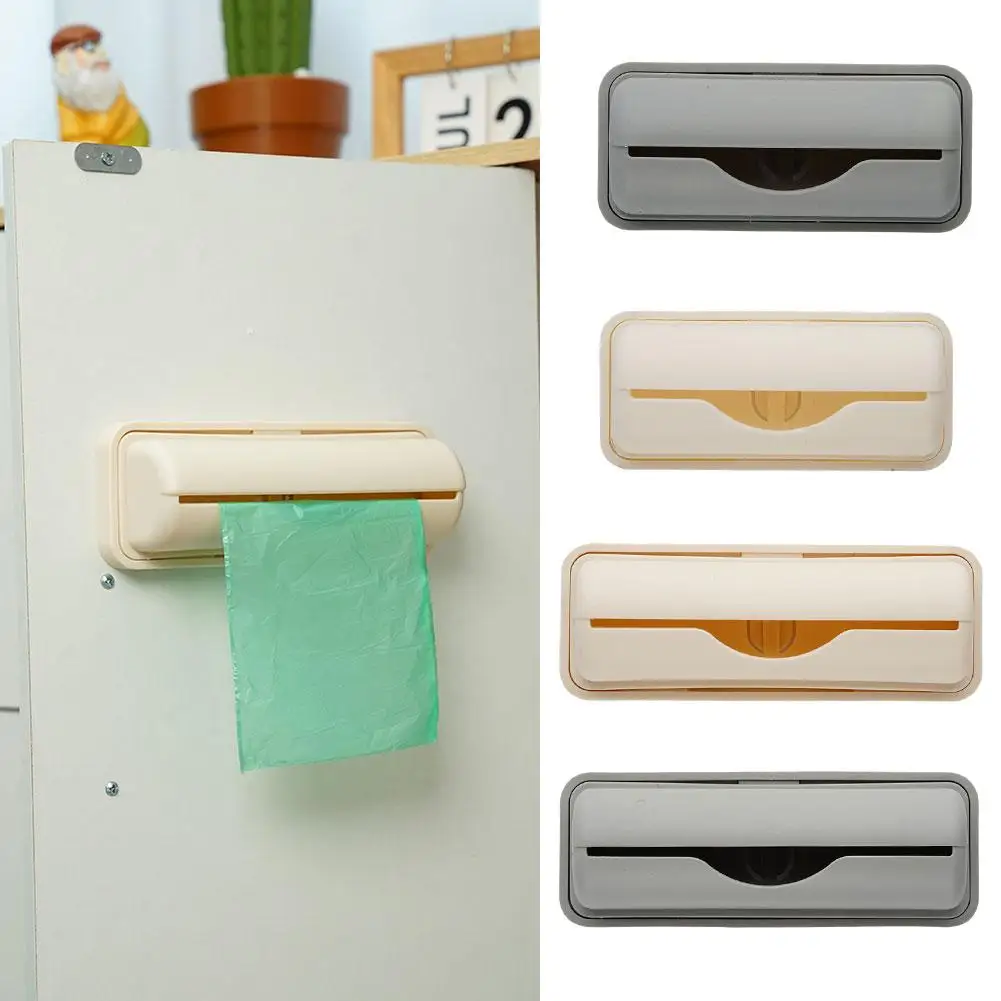 NEW High-end Wall Mount Trash Bags Storage Box Garbage Bags Plastic Kitchen Bathroom Storage Containe Box Containers Storag P0D4