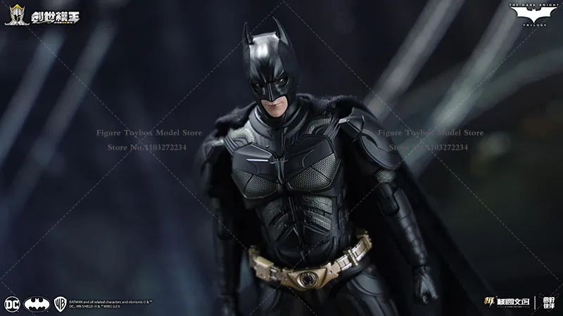 Original DC ตุ๊กตา DIY Assembly รุ่น 1/12 Batman Collectible Action Figure Dark Knight 6 "ชุดแฟนงานอดิเรกของเล่น