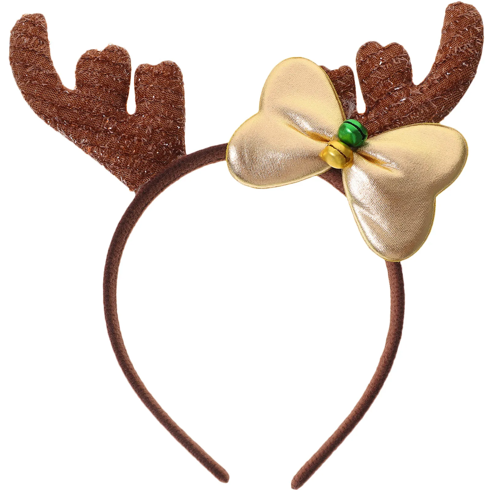 

Reindeer Antler Headband Christmas Hair Hoop Xmas Party Headdress Costume Accessory Lightweight Skin-Friendly Holiday