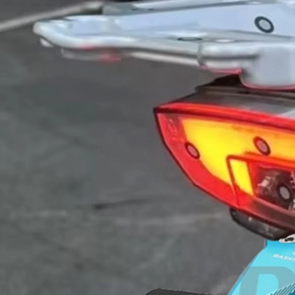 

Motorcycle Rear License Plate Holder FOR CFMOTO 675SR 675SR-R 675SS 675NK 675 SR SRR SS 2024-2025-2026 Tail Light Bracket Fender