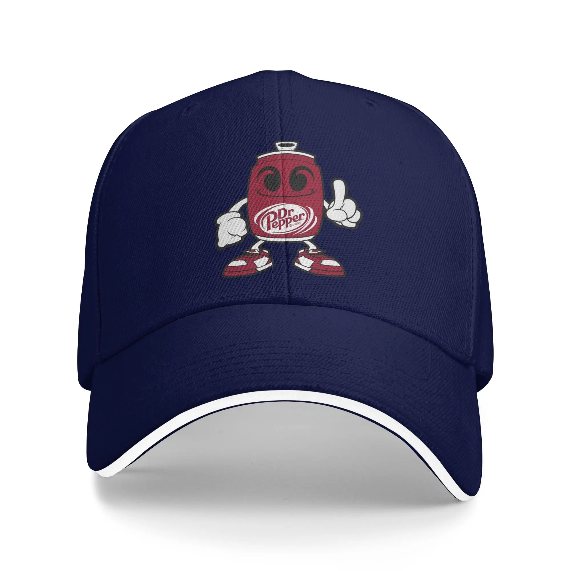 Hot Sale Vintage Dr Pepper Merch Warmer For Winter With Picture Soft Bed Baseball Cap  Retro Sport Cap  Skate Park Sport Cap