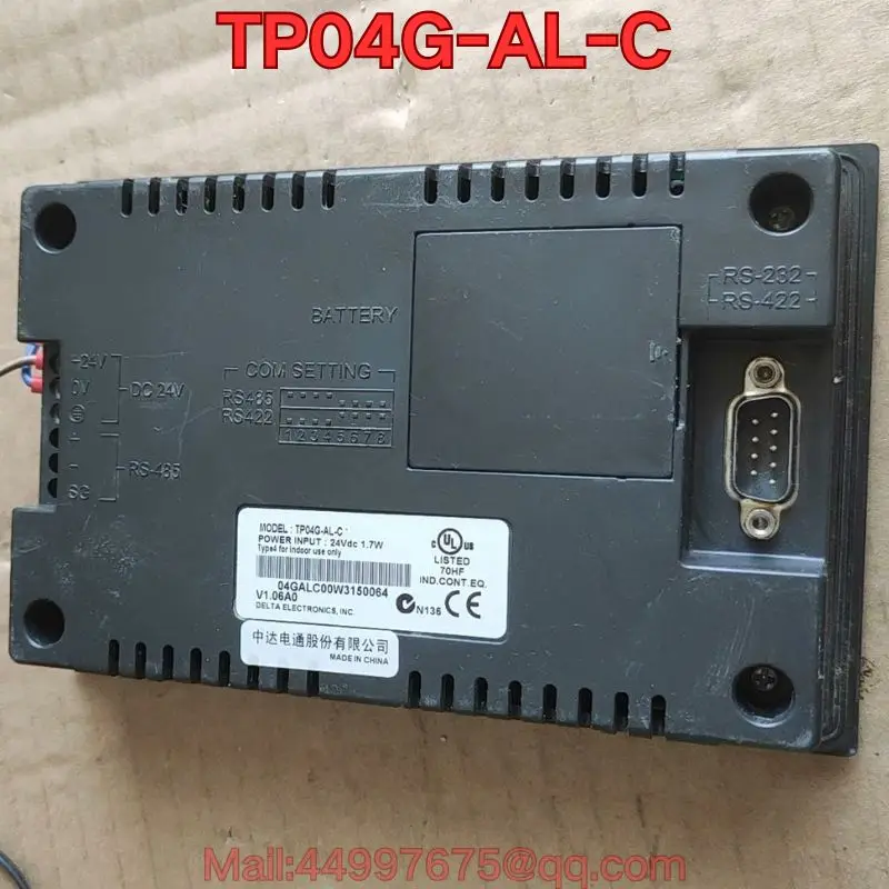 

Проверка функции текстового дисплея TP04G-AL-C б/у: нормально. Последняя цена на 2026 год.