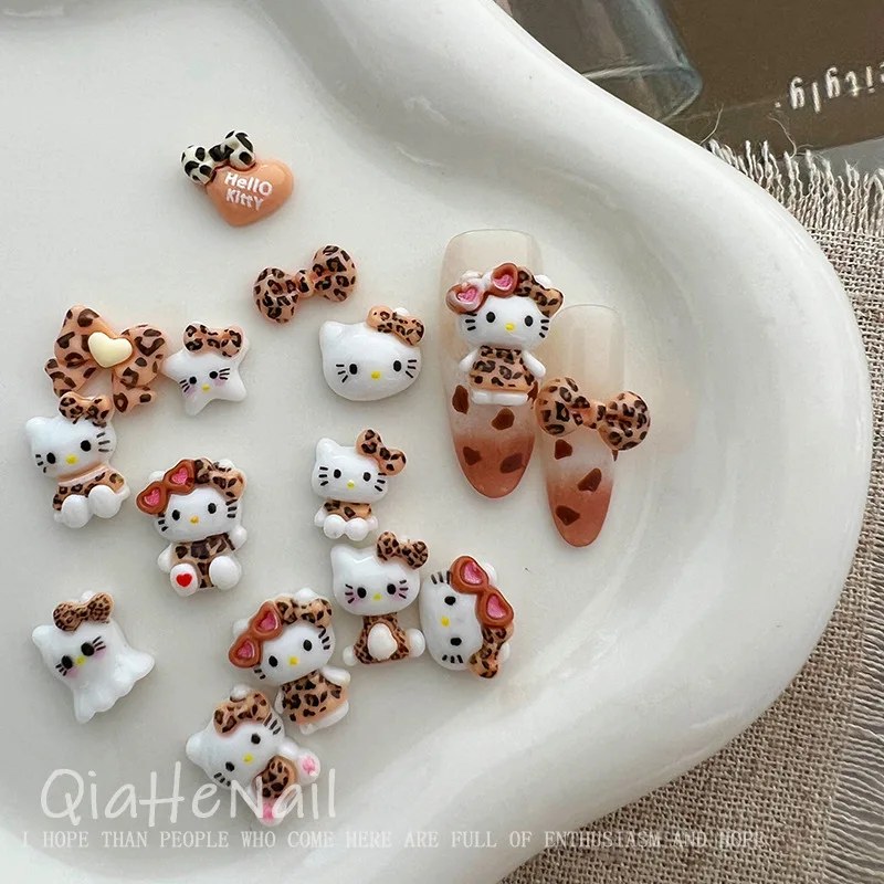 

10pcs miniso astronaut cartoon nail charms for diy nail making kawaii cute resin nail art decoreation