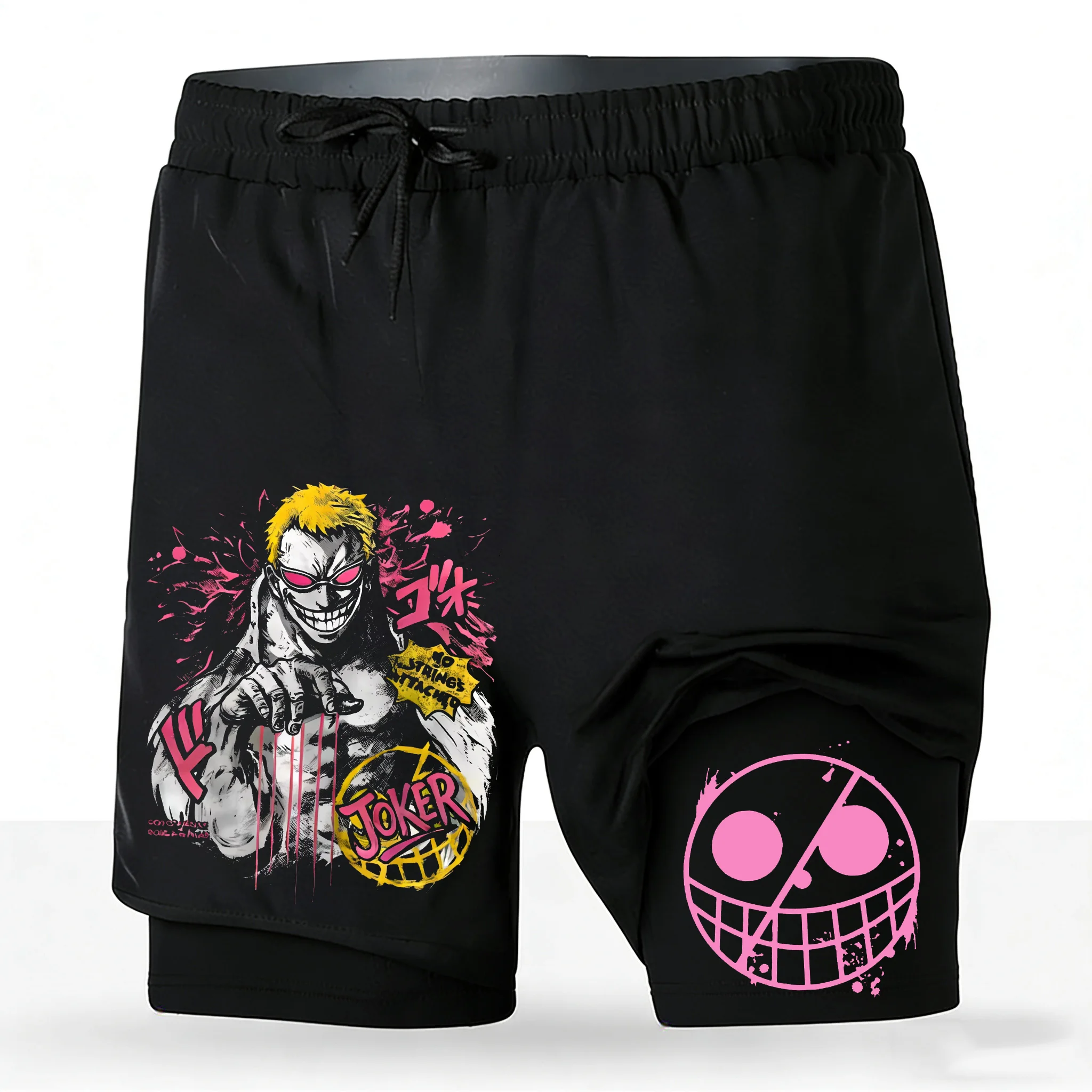 Men's One Piece Anime 2-in-1 R - огляд і ціна Running Gear In Japan