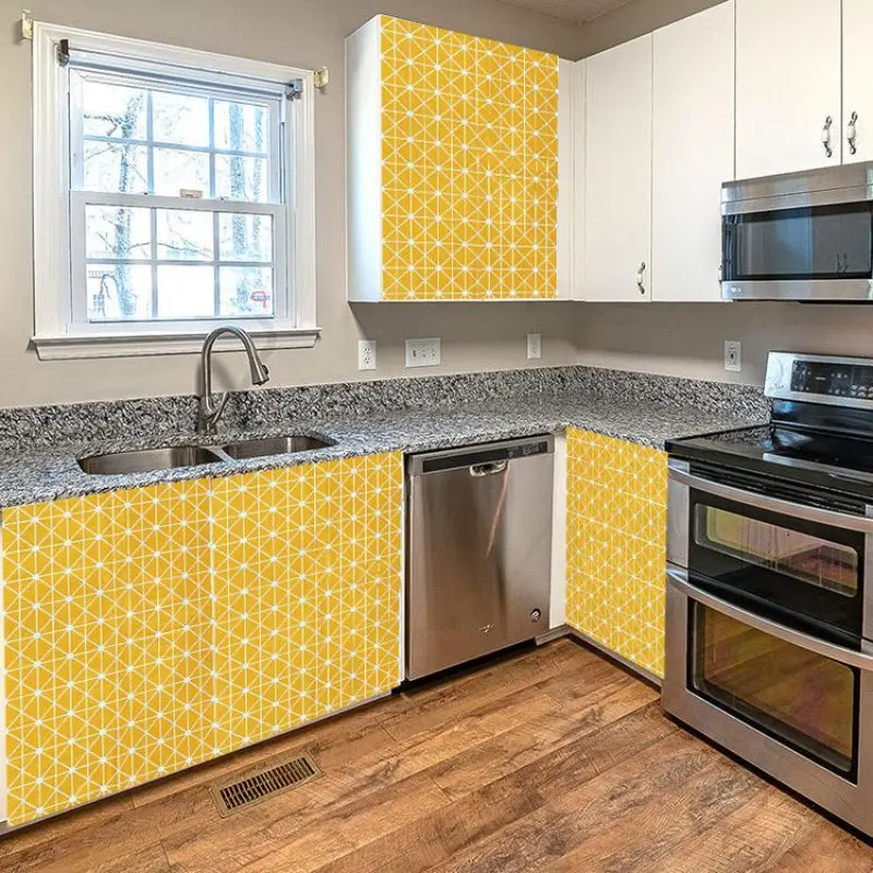VIKAMA Simple Ins style Cabinet Covering Curtain Dustproof Sink Laundry Cabinet Covering Cloth Kitchen Home Soft Decoration