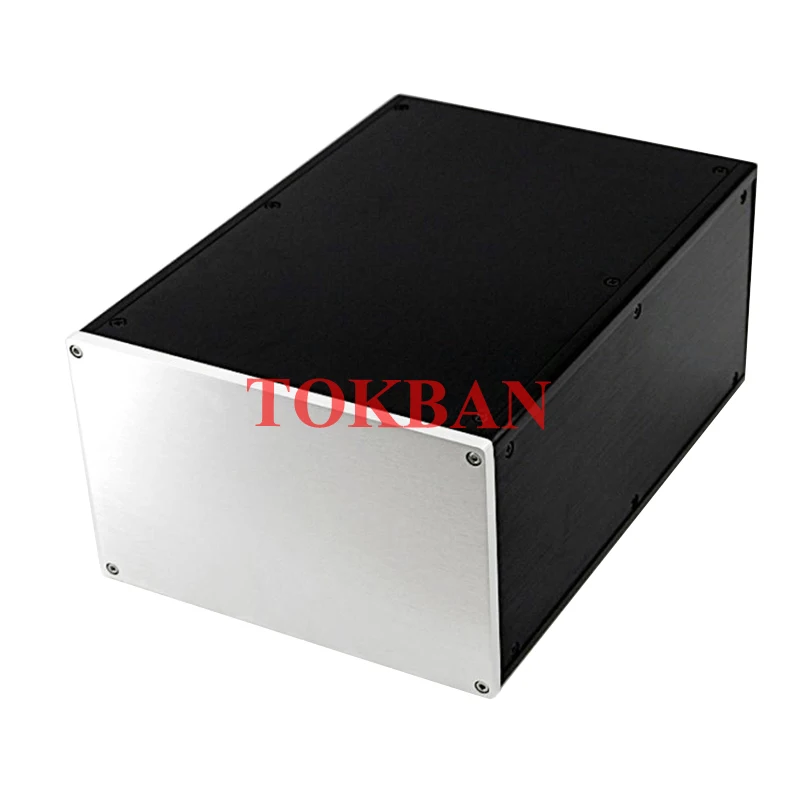 Tokban Audio 2153 221.5*150*311mm Aluminum Amplifier Chassis Enclosure Diy Power Supply Case Shell