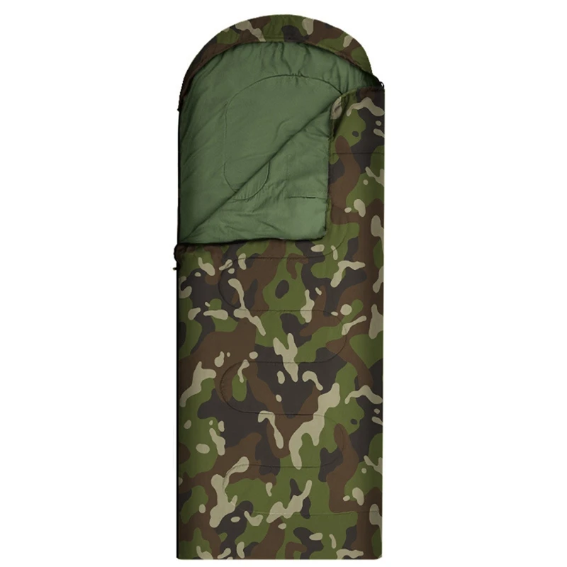 

Adult Camouflage Travel Sleeping Bag Warm Winter Cotton Sleeping Bag Thickened (1 Pcs)