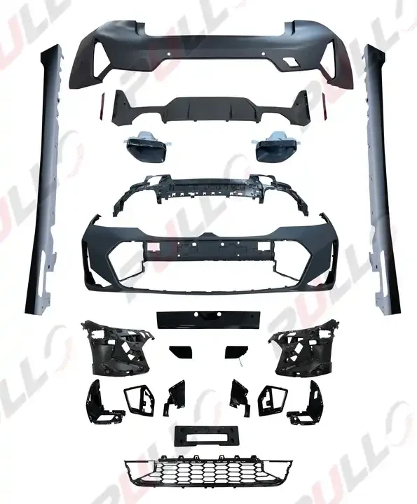 

Car bumper for BMW 3 Series G20 2024 upgrade to LCI MT front and rear bumper assembly grille and side skirts