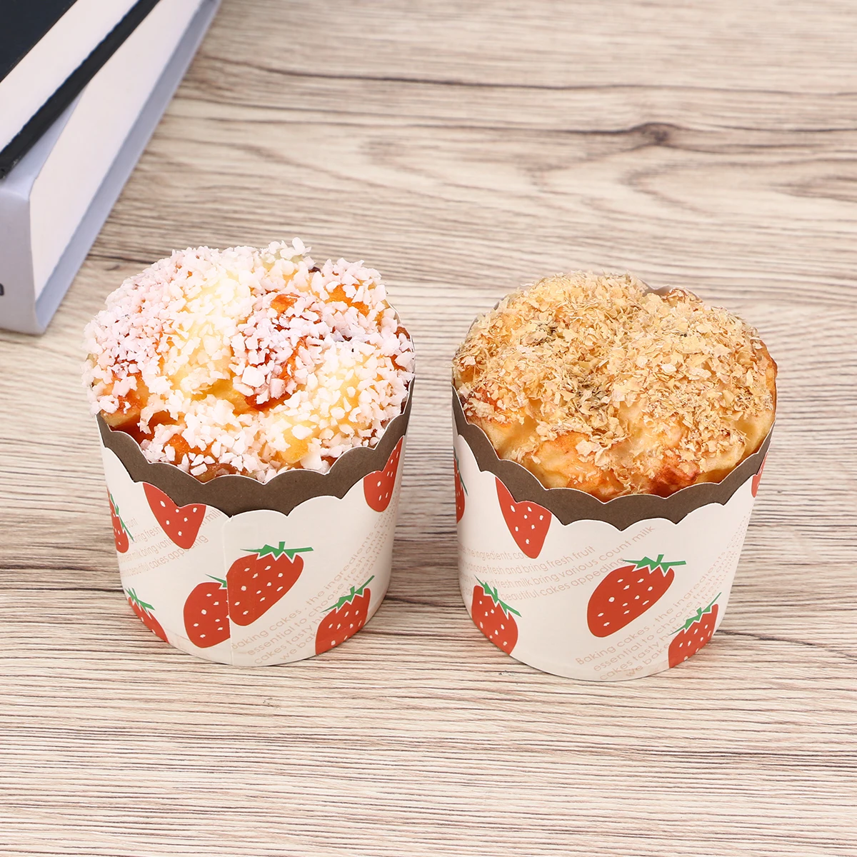 

Baking Cake Cups Paper Cupcake Wrappers High Temperature Resistance Muffin Liners