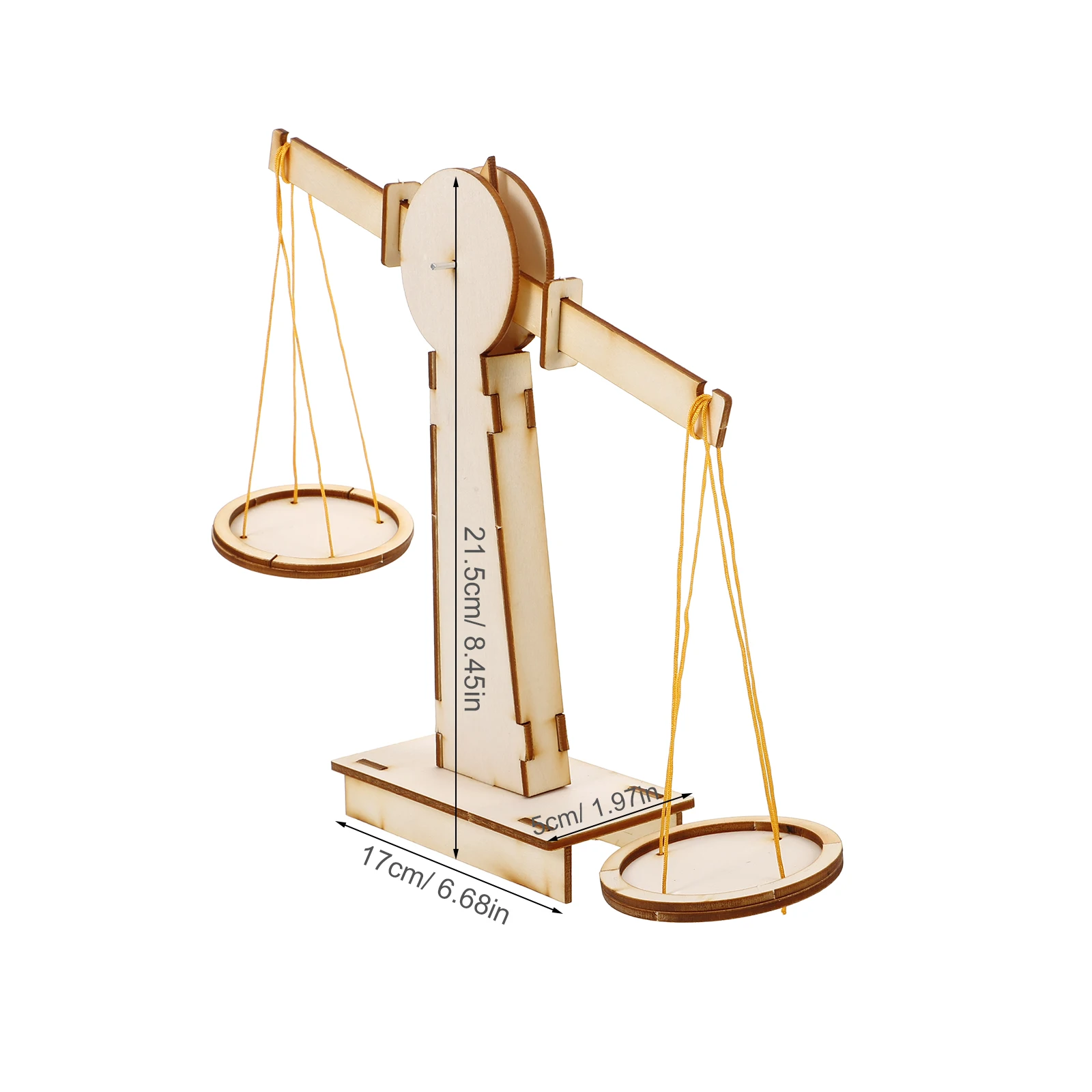 

1 set DIY Balance Scale Wooden Toys Kids Science Learning Kit Toy Balance Assemble Craft Educational STEM Gift Safe Reusable