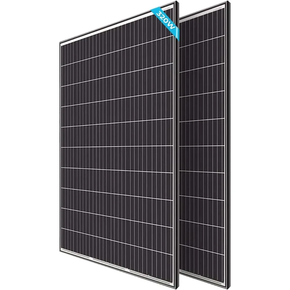 

320W Solar Panels 24V Monocrystalline On/Off Grid 640W for RV Boat Shed Farm Home House Rooftop Residential Commercial House