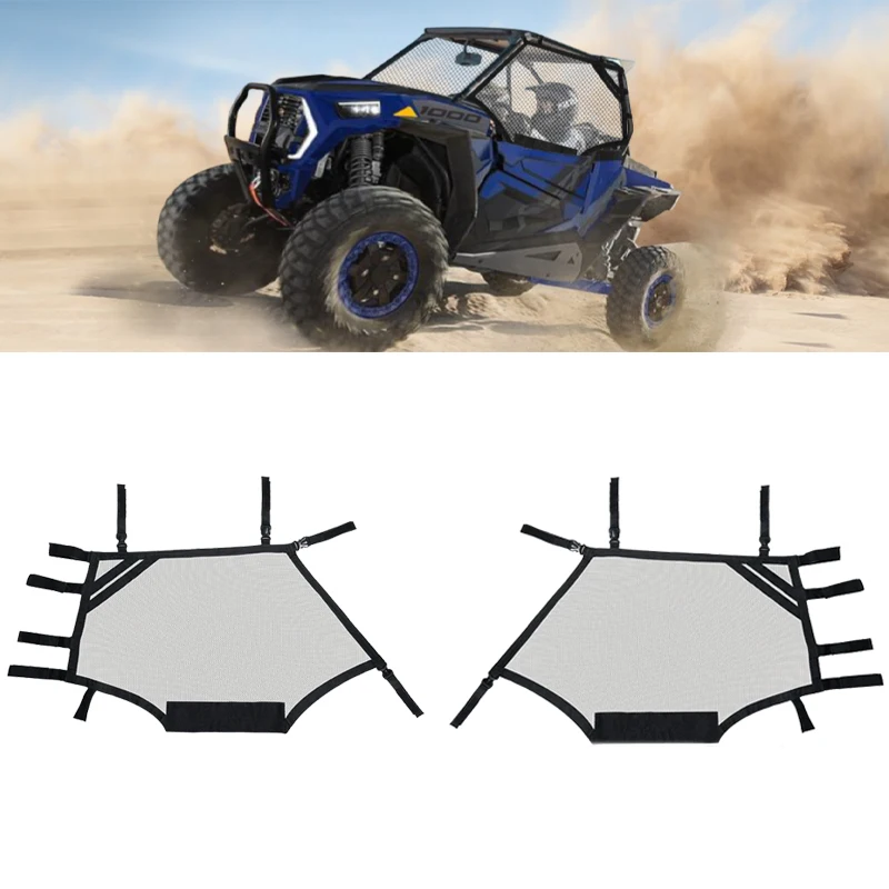 

Premium Nylon UTV Window Nets Roll Cage Mesh Guard For Polaris RZR 900 1000 900S XP 1000 2014-2021 XP TURBO 2016-2020