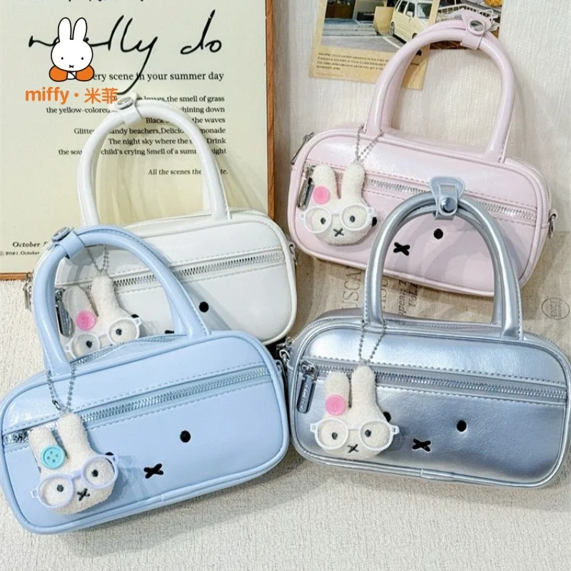 

Miffy Fashion Crossbody Bag High-end and Exquisite Commuter Shoulder Handbag New Fashion Bowling Bag Birthday Gift for Girls