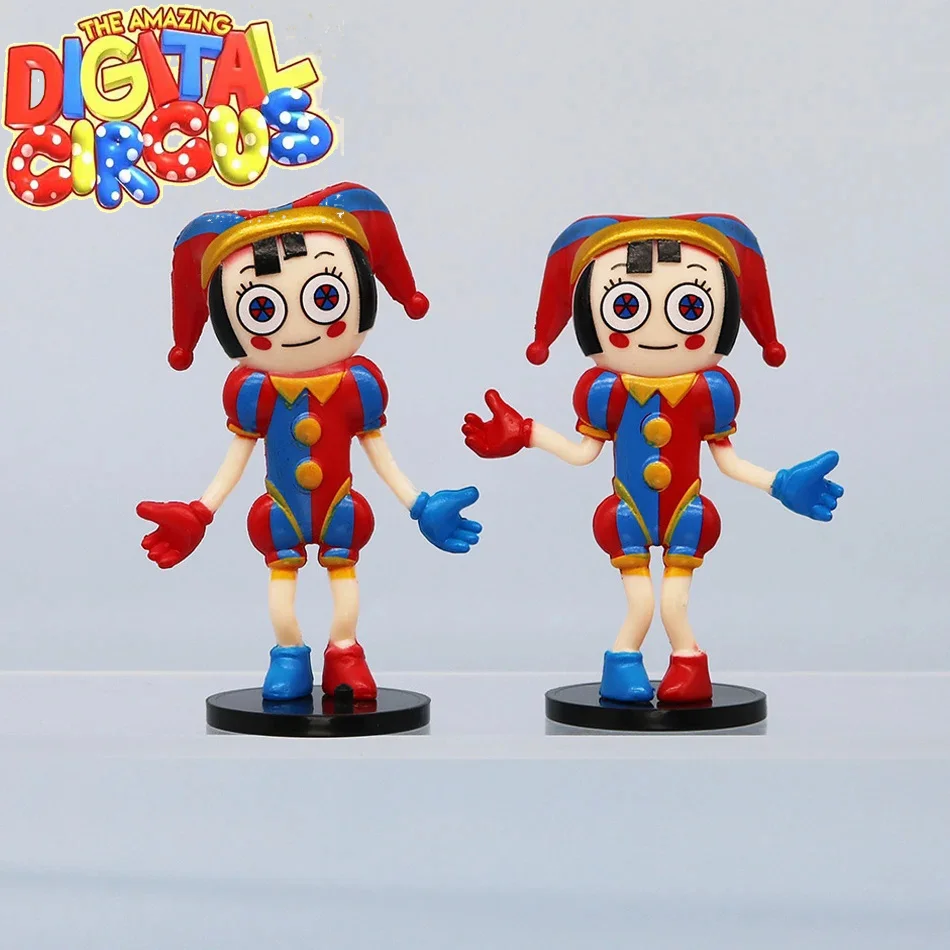 8pcs The Amazing Digital Circus Figure Pomni and Jax Plushie Doll Toys Cute Amazing Digital Circus Figure