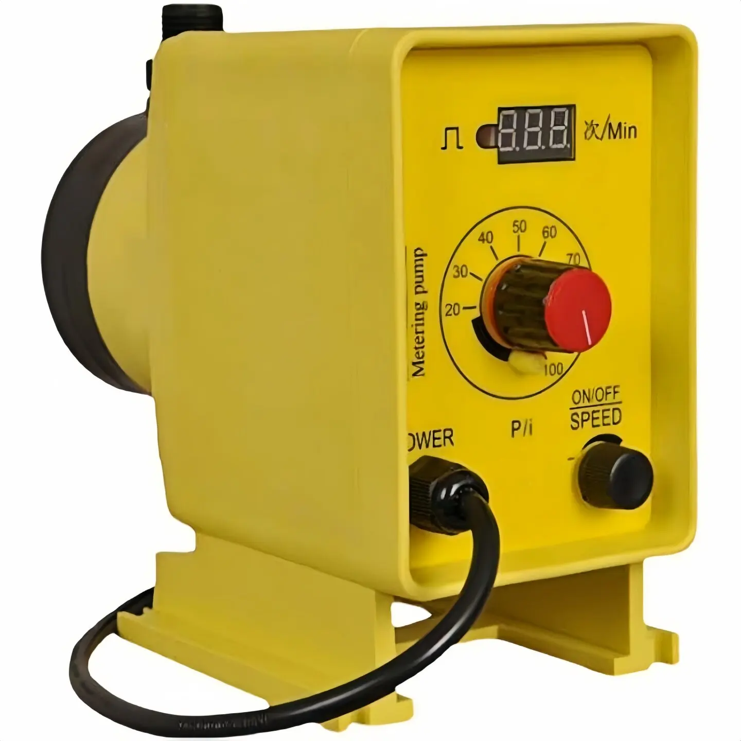 Electromagnetic diaphragm metering pump acid and alkali flow adjustable automatic head sodium hypochlorite dosing device