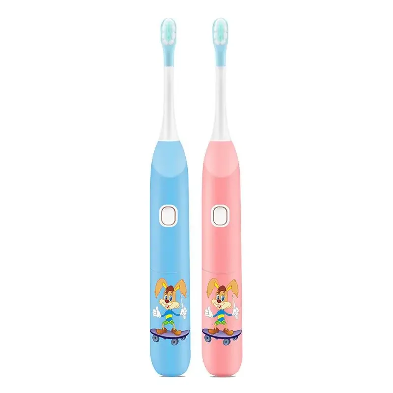 

Cheapest Adult Kid Sonic Smart Travel Toothbrush With 2 Brush Heads Cute Design Waterproof Electric Toothbrush