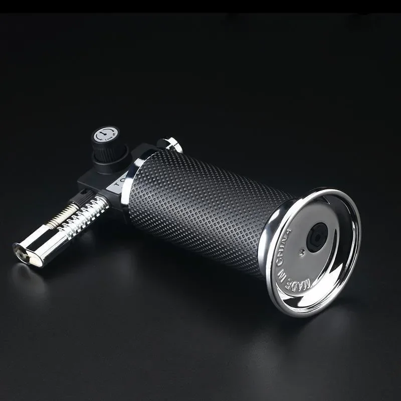 Gas Lighter Windproof BBQ Kitchen Cooking High Capacity Torch Turbine Lighter Spray Gun Jewelry Metal Welding Men\'s Gifts