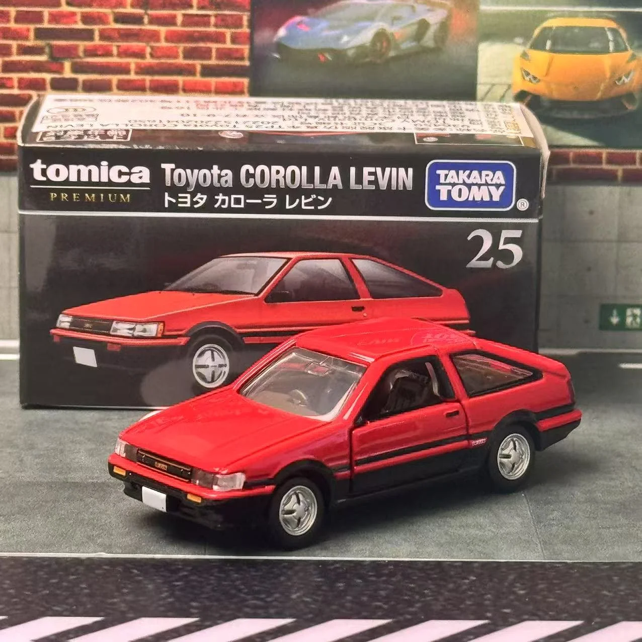 Takara Tomy Tomica Premium 25 Toyota Corolla Levin auto legering speelgoed motorvoertuig gegoten metalen model voor kinderen