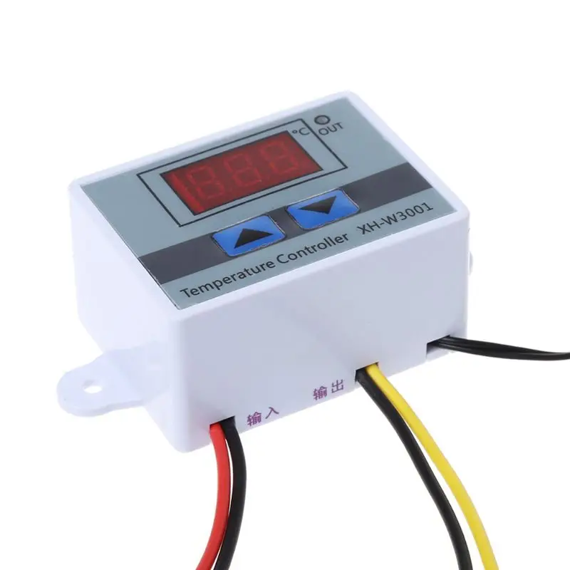 220V LED Digital Temperature Controller 10A Thermostat Control Probe New Drop Shipping