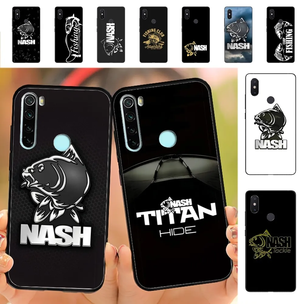 N-Nash Fishing Logo Phone Case For Redmi Note 4 X 5 A 6 7 8 T 9 9S 10 11 11S 11Epro Poco M3 pro