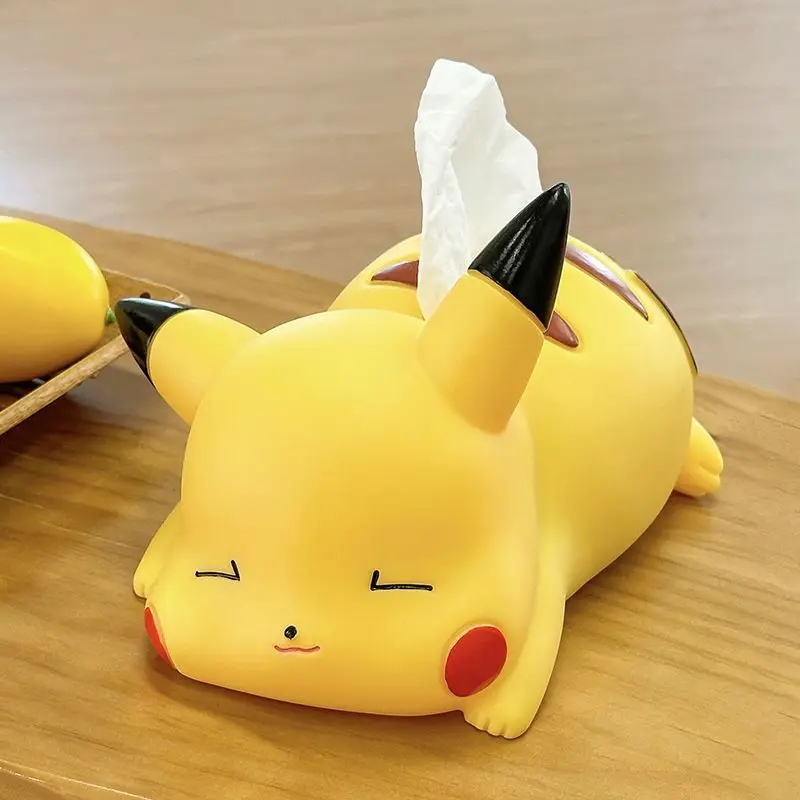 Cartoon Pikachu Auto-Taschentuchbox Desktop Kreative Taschentuchbox-Dekoration Pokémon Geschenk