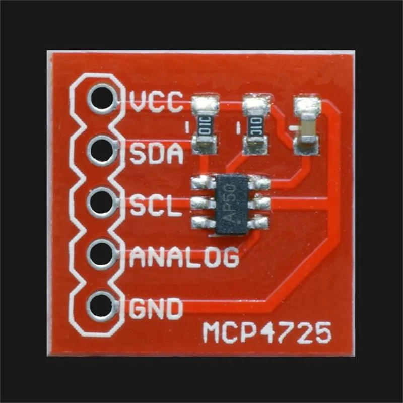 12-битный цифровой регулятор DAC I2C, 0-5 В, модуль регулятора 0 В, модуль регулятора MCP4725