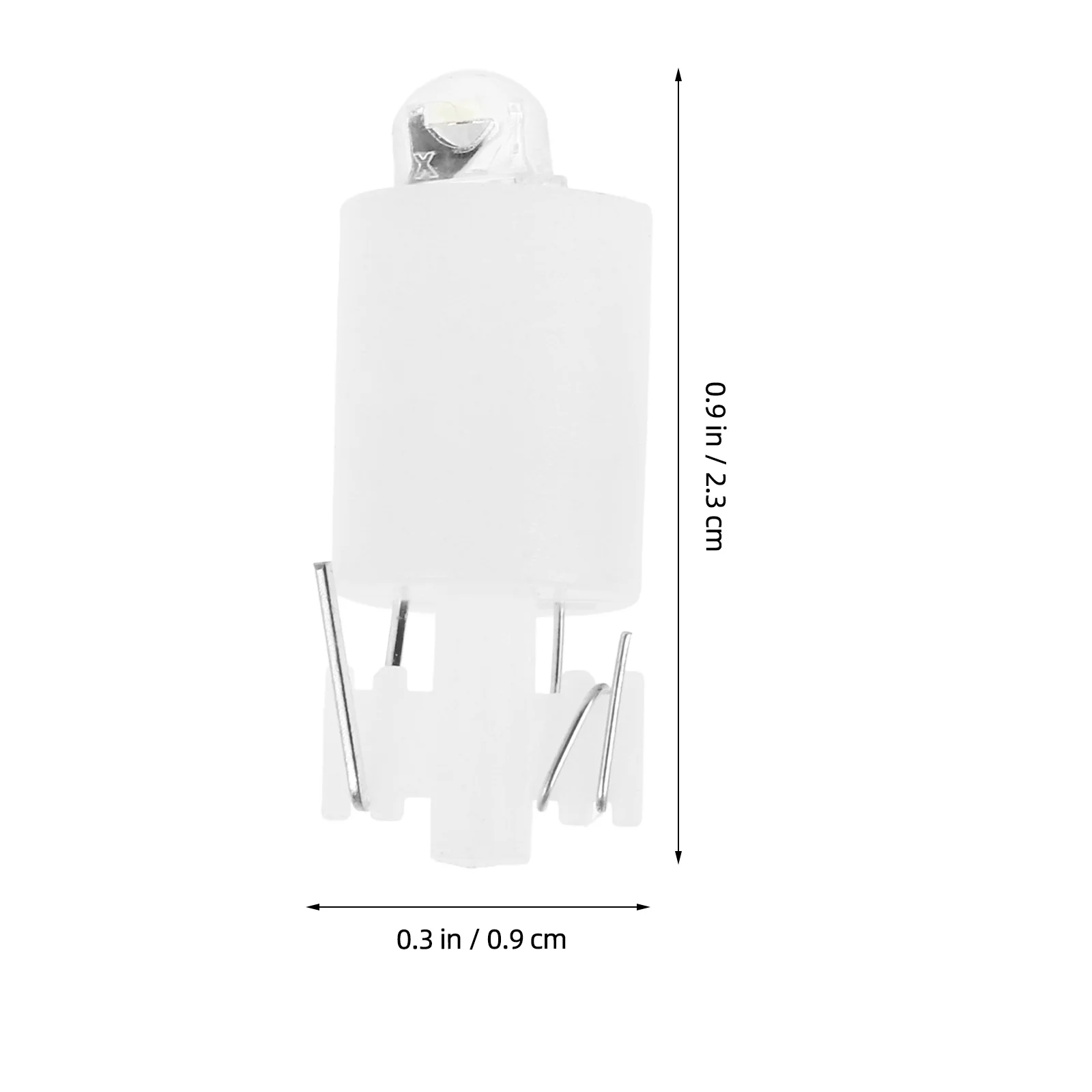 20Pcs LED White Light Bulbs for Gaming Machine Buttons 12V Stable Power Illuminated Push Button Switch Dollhouse Light