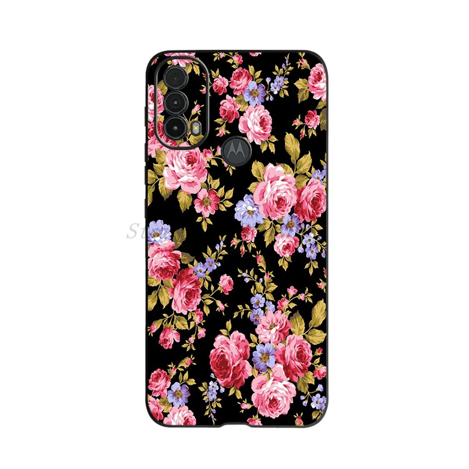 For Motorola Moto E40 Case Black Silicone Shockproof Cover For Motorola Moto E30 Funda MotoE30 MotoE40 E 40 E 30 Coque Soft Capa