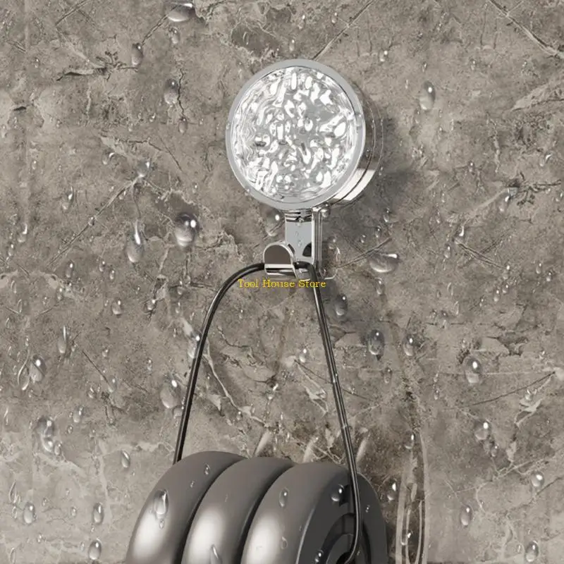 

4Pcs Practical Bathroom Hangers Adhesive Needed Great for Apartments and Homes