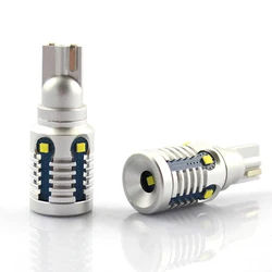 2Pcs CSP W16W LED T15 Car Light CANBUS Bulb 921 912 300LM Aluminum Signal Light Reverse Parking Turn Lamp White 6500K 10-30V