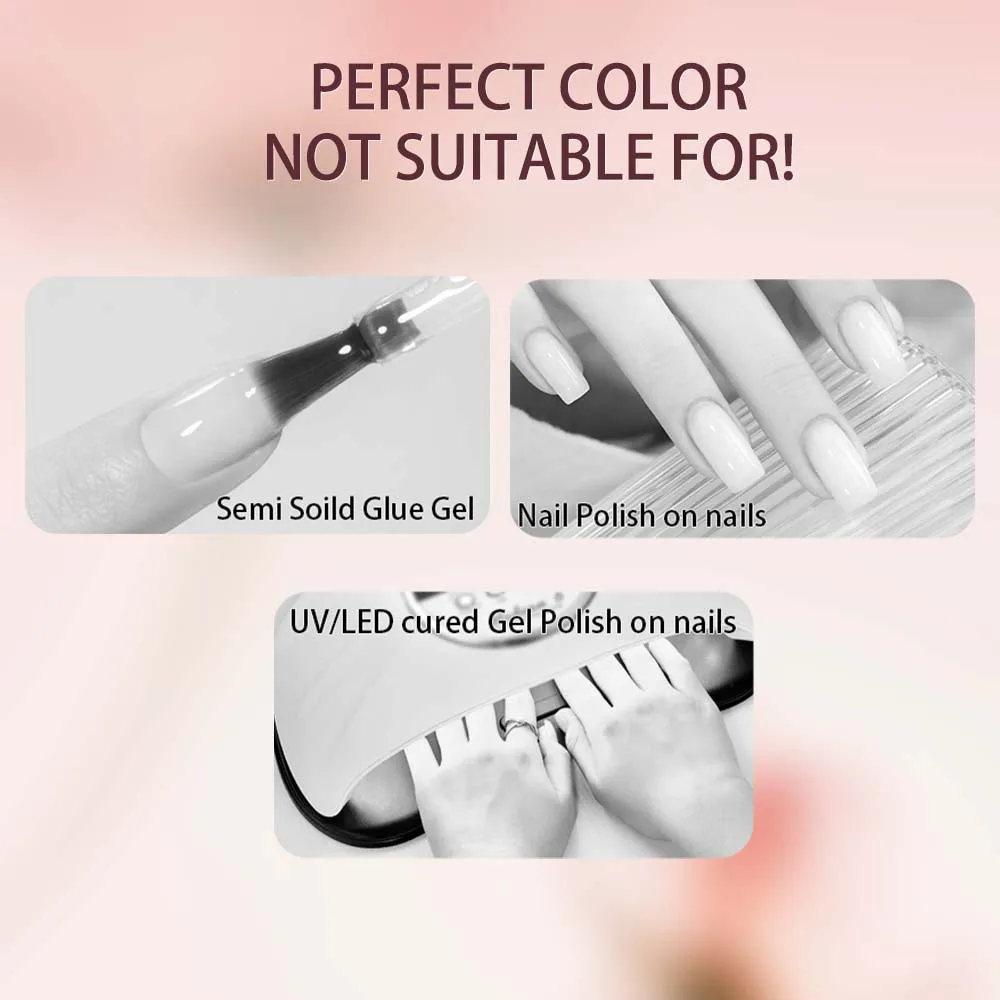 PERFECT COLOR Nail Glue Remover for Press On Nails 20ml Press On Nail Remover Easy Removal Debonder for Glue on Nail Tips