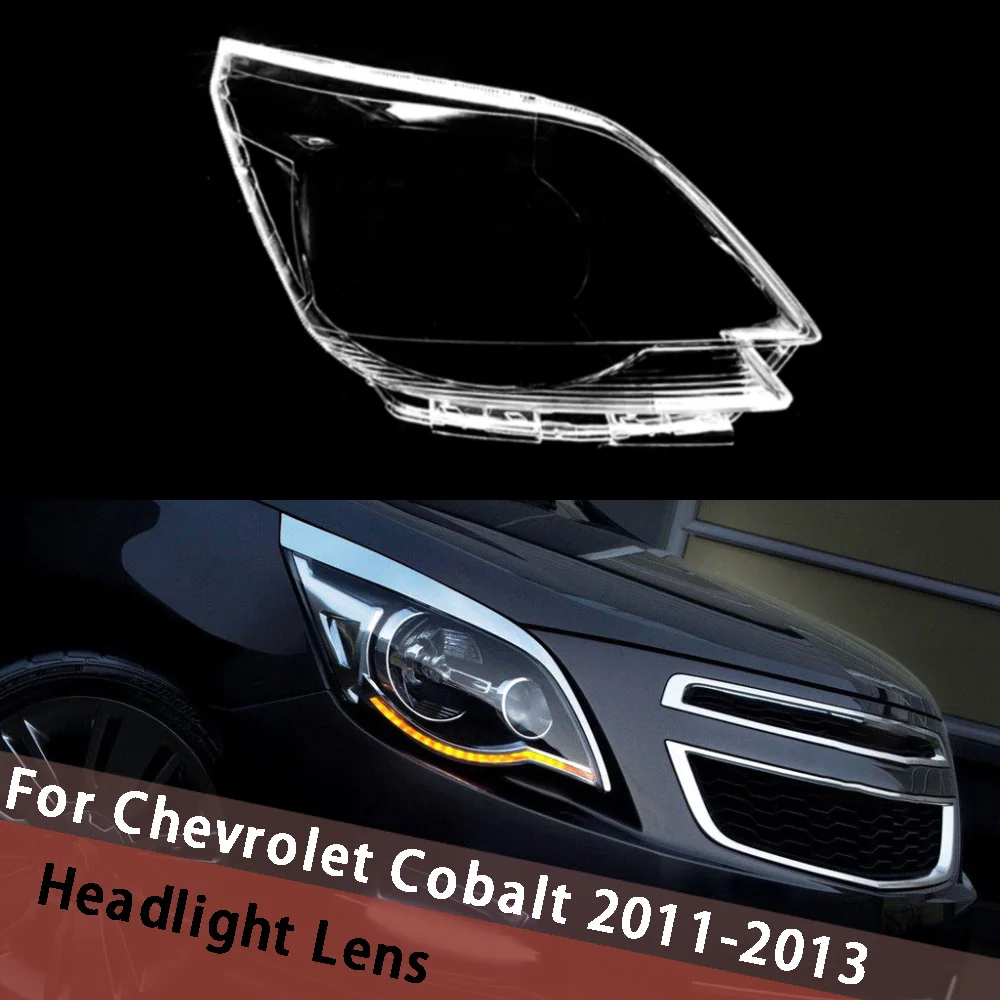 

For Chevrolet Cobalt 2011 2012 2013 Headlight Cover Transparent Lampshade Lamp Case Headlamp Shell Plexiglass Replace Shade