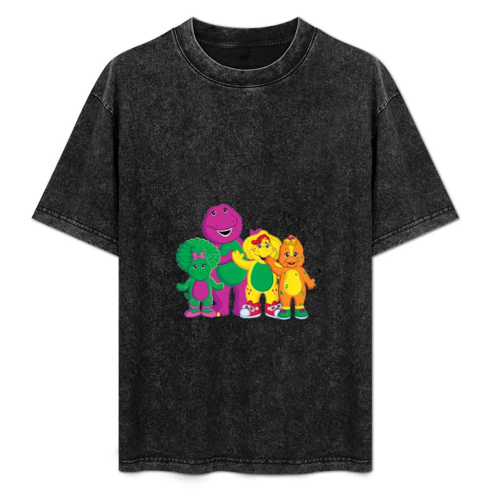 

barney the dinosaur and friends T-Shirt Plus Size Solid Color T-Shirt