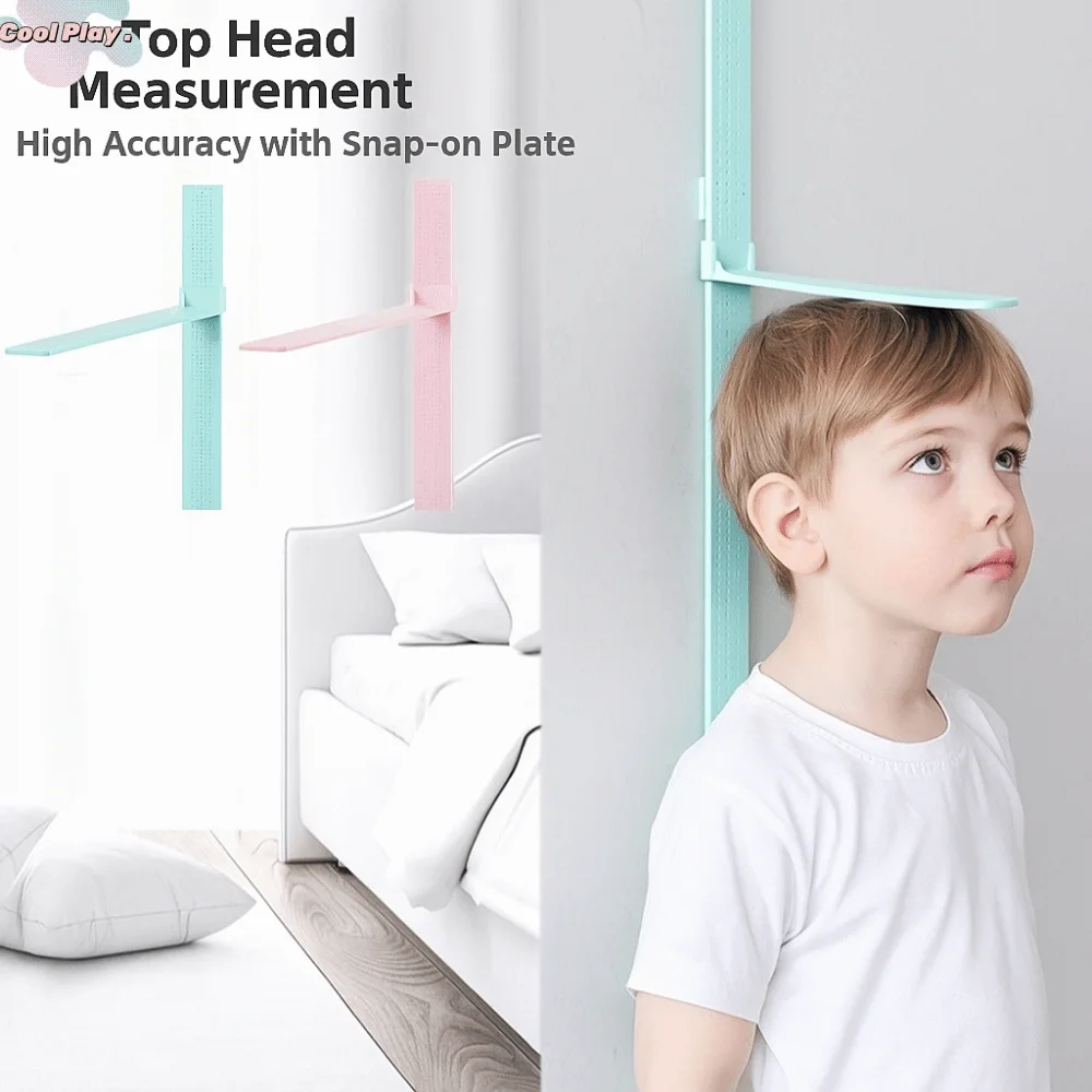 

0-2M Kids Height Ruler Sliding Measuring High Precision Height Measurement Guage Meter Wall Sticker Foldable Baby Growth Chart