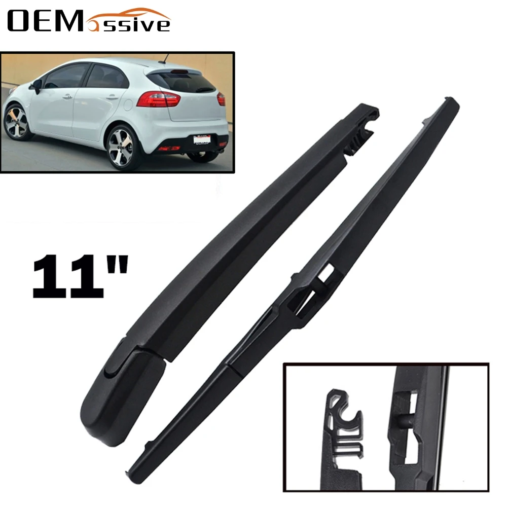 Rear Windshield Wiper Arm Blade Set For Kia Rio 3 Hatchback UB 2012 2013 2014 2015 2016 2017 Windscreen Wiper Kit