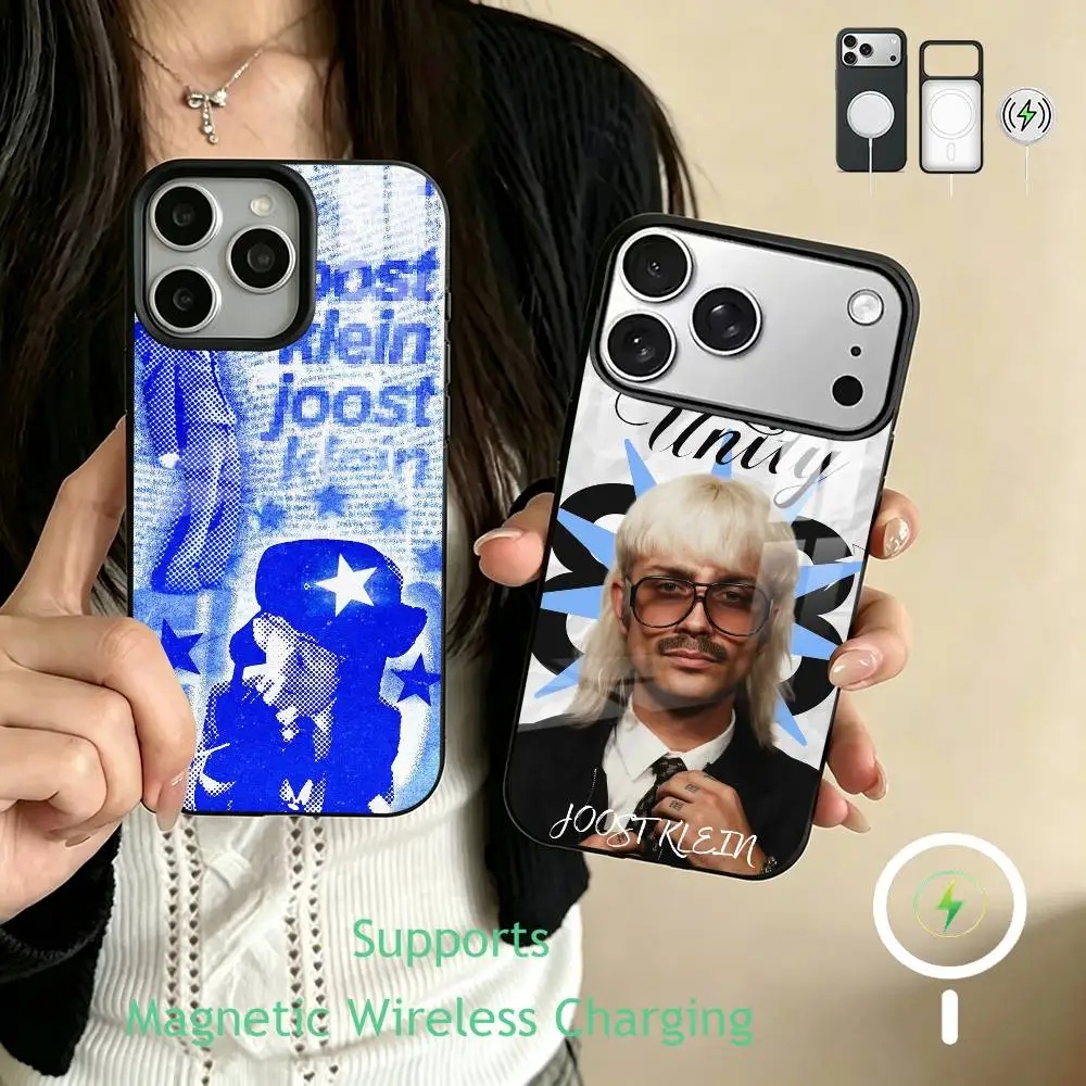 I Love J-Joost K-Klein  Phone Case For iPhone17,16,15,14,13,12,11 Plus,Pro Supports Magnetic Wireless Charging