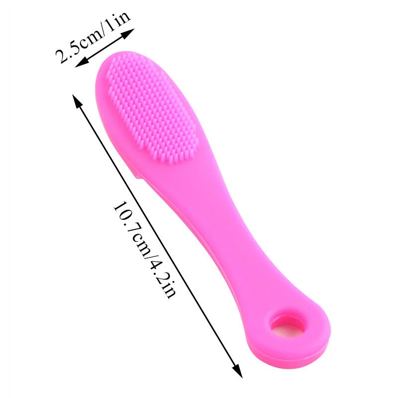 Pet Cleaning Brush Cat Chin Blackhead Dog Teeth Tongue Coated Silicone Brush