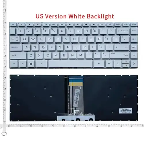Teclado de ordenador portátil estadounidense para HP Pavilion 14-BA/BS/BP 240 246 245 G6 340 348 G7 TPN-W125 C131 Q186 Q187 Q188 Q189 I135 I130 W190 14-BW