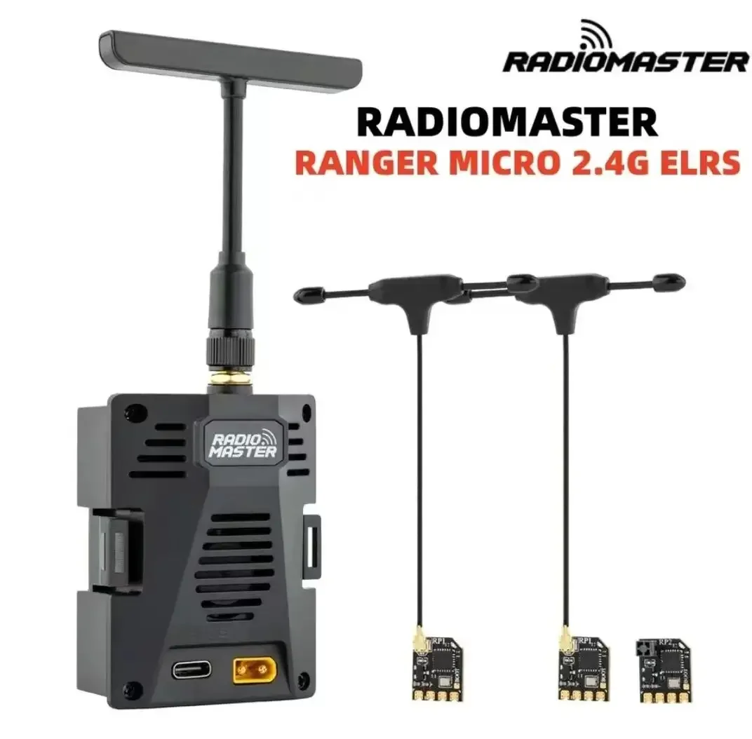 

NewRadioMaster Ranger Micro ELRS Module 2.4GHz Combo Set RP1 RP2 Receiver RX For TX16S TX12MKIl MK2 Radio Accessories Parts