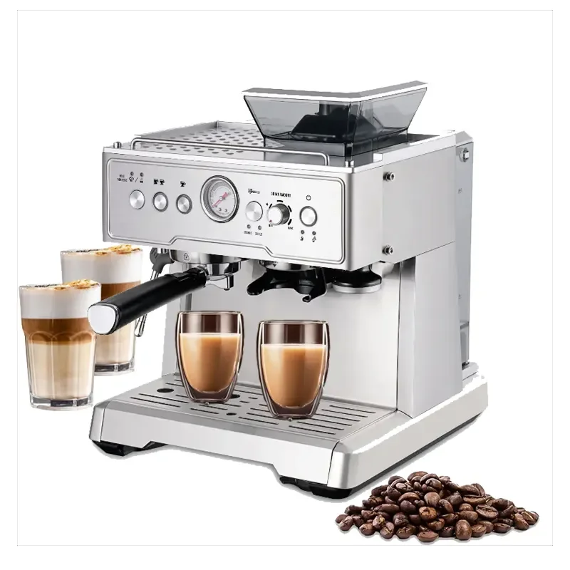 

Intelligent Household Fully Semi-Automatic Grinding All-In-One Commercial Espresso Coffee Makers Machine