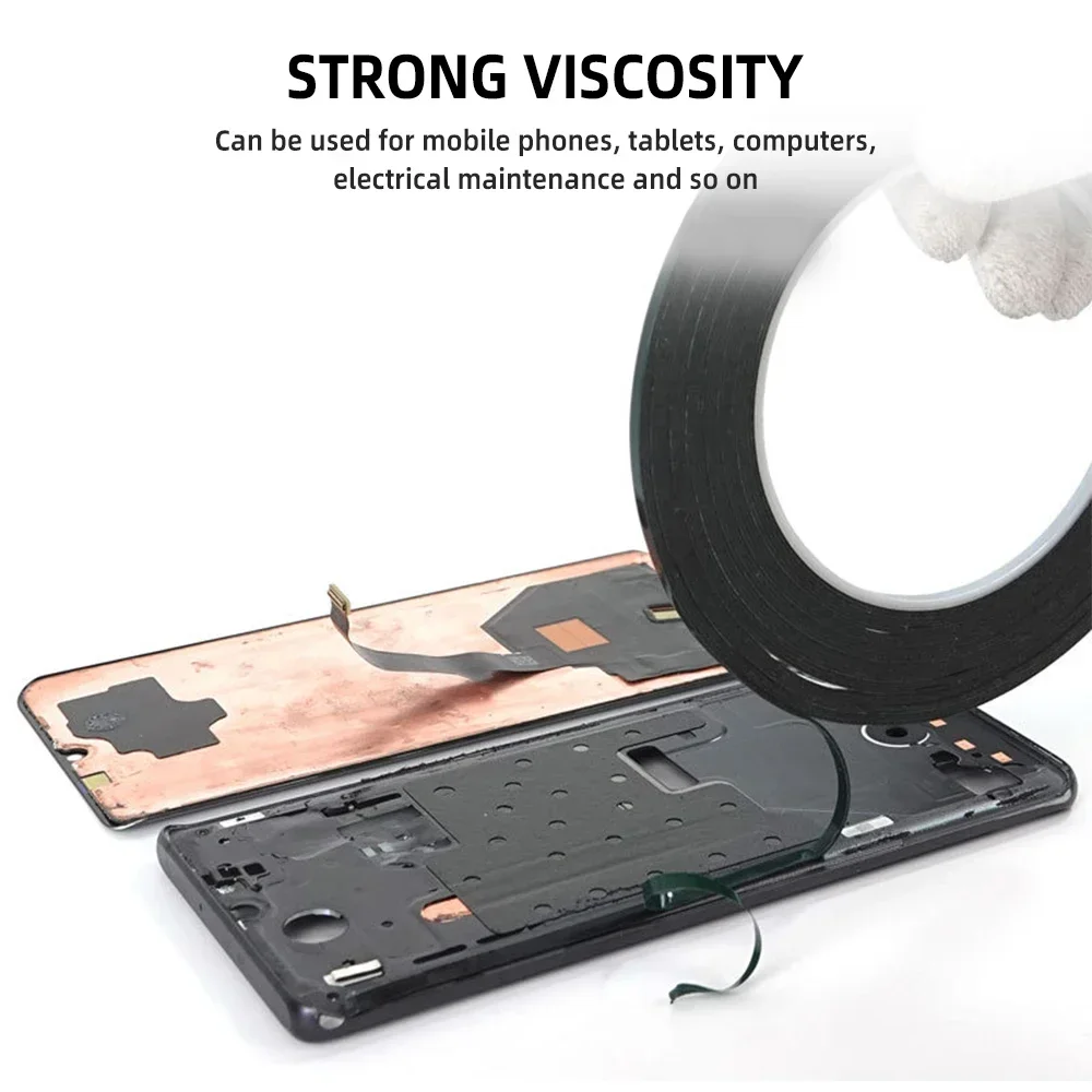 3M فيلم أخضر أسود لاصق عالي التصاق مزدوج الوجهين الشريط الكمبيوتر شاشة الهاتف المحمول ختم إصلاح الهاتف المحمول #2