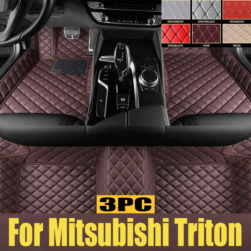 

3D TPE RHD Car Floor Mat For Mitsubishi Triton L200 2019 2020 21 2022 Car Floor Liner Tray Foot Pad Carpet Mat Auto trunk mat