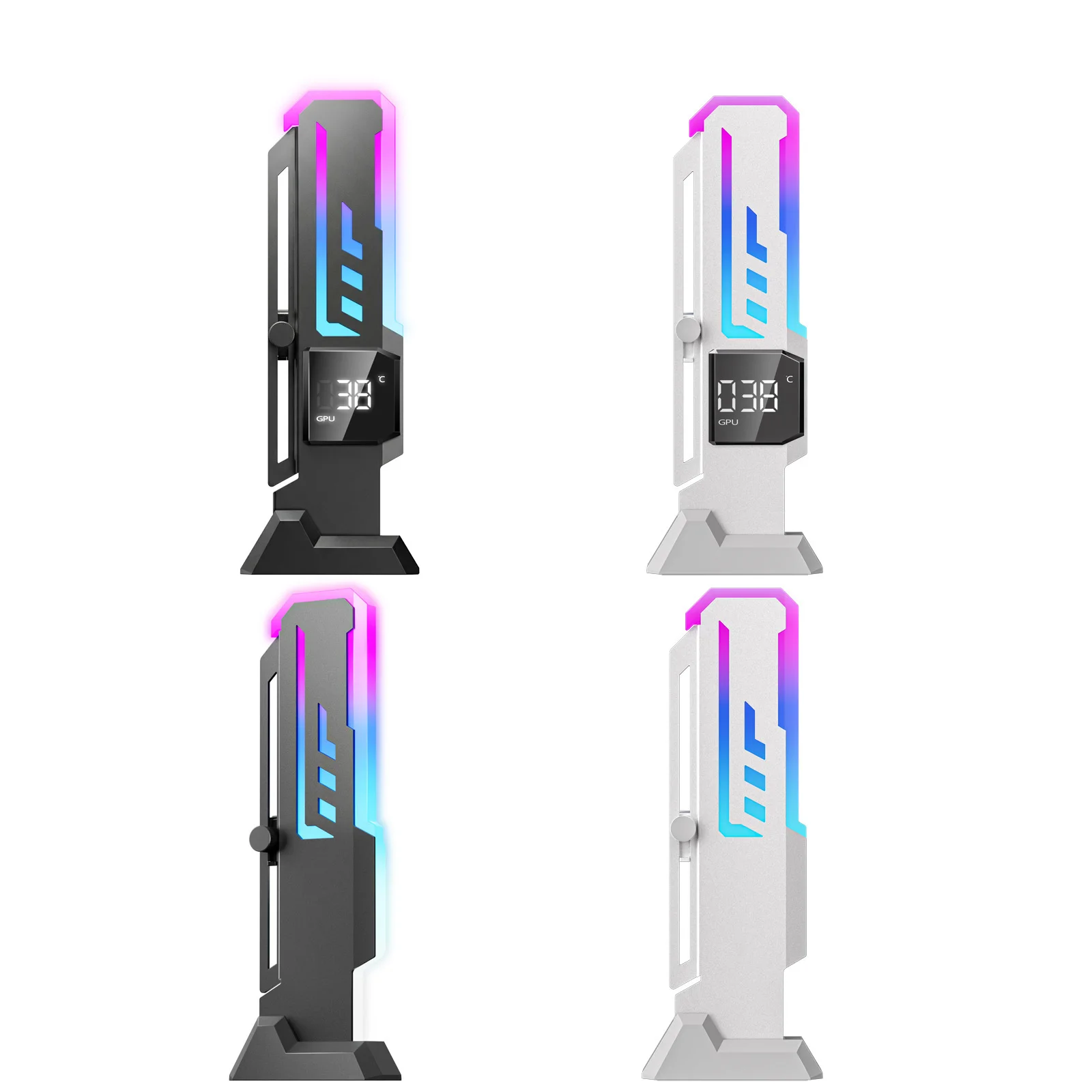 

Подставка для видеокарт GSCOLER Z-X7 Z-X7PRO для вертикальной установки с цифровым дисплеем температуры