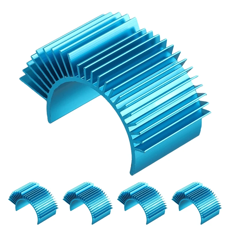 540/545/550 3650 3660 3670 Motor Heat Sink Heatsink Without Fan Cooling For 1/10 Model RC Car Boat,5PCS