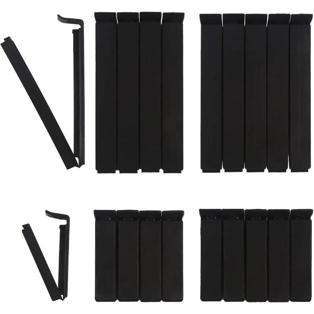 

Food bag clips, 30-piece plastic snack sealing clips, suitable for food storage and packaging