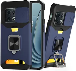 For Oneplus 10 Pro Case Hard Silder Window Camera Protective Card Ring Cover For One Plus 10 Pro 10Pro Oneplus10 1+10 Pro 6.7
