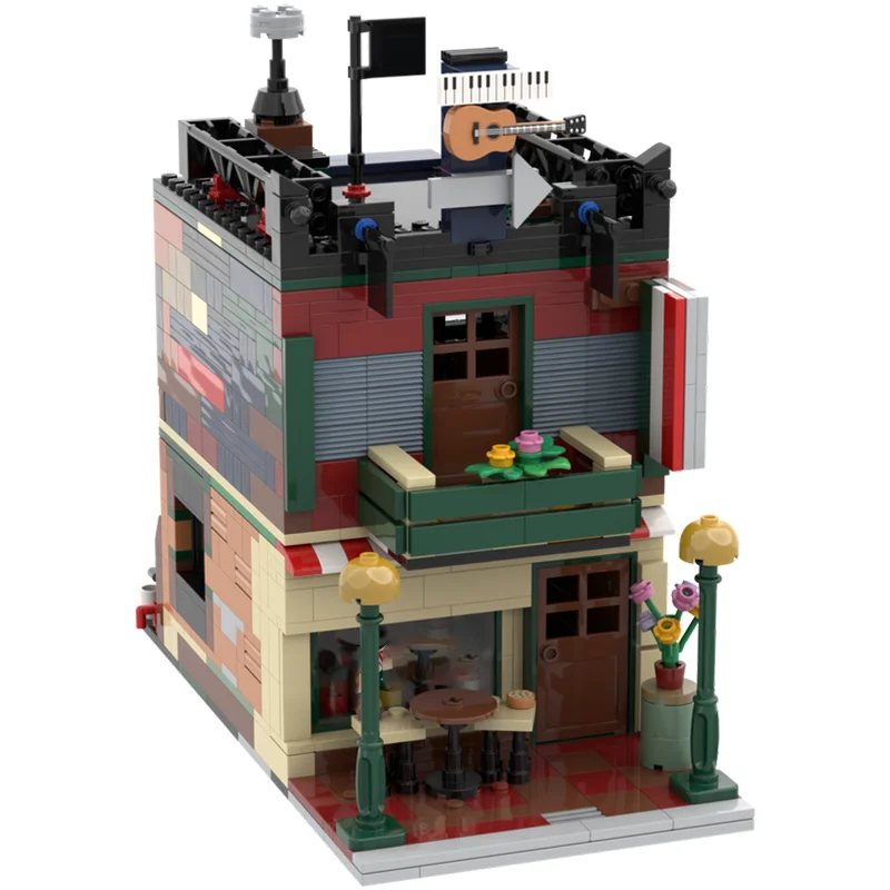 مجموعة بناء مخصصة مكونة من 920 قطعة - بناء بديل بيرك المركزي "الأصدقاء".